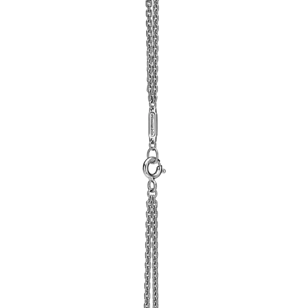 Подвеска из белого золота 18k с бриллиантами, Tiffany 💎 Hard Wear Large Double Link