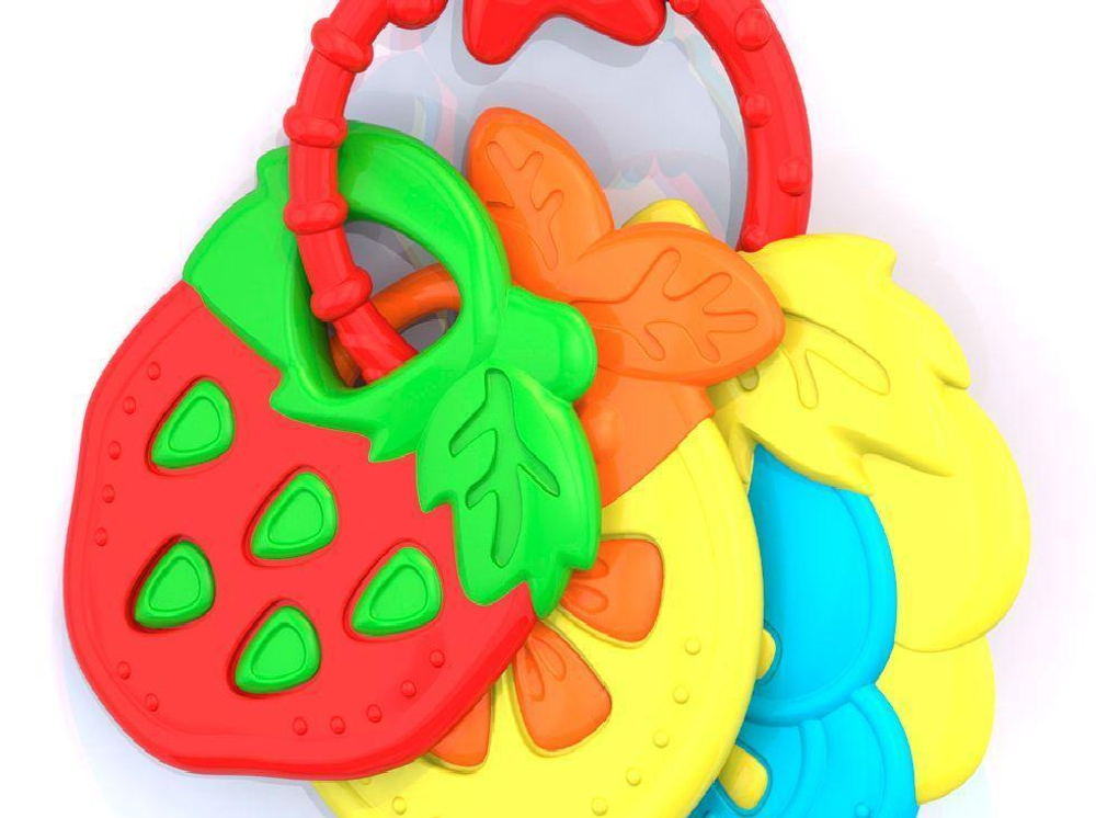 Грызунки "Крокодильчик" фрукты 3шт. в чемоданчике (Нордпласт)