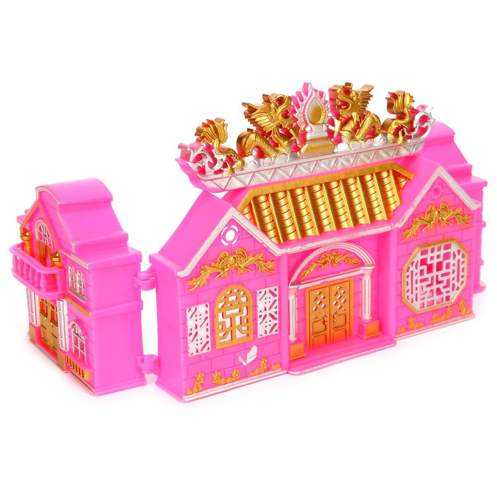 Дом для куклы с мебелью и аксесс., коробка 6661