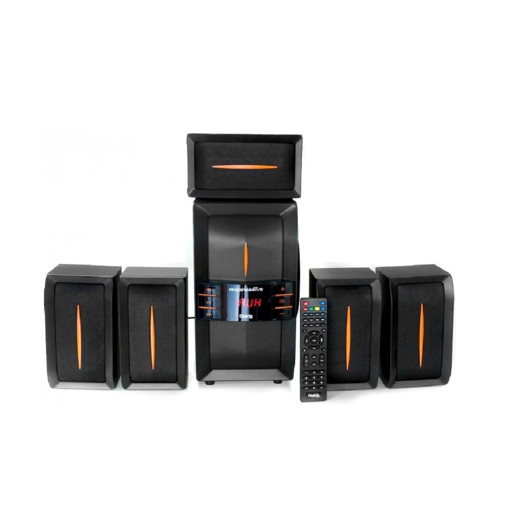 Колонки Dialog Progressive AP-540 BLACK (акустические колонки 5.1, 40W+5*12W RMS, USB+SD reader)