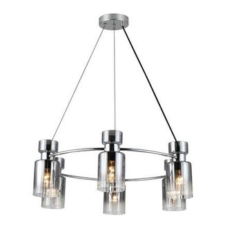 07436/6 CHROME (1) Люстра (RL)