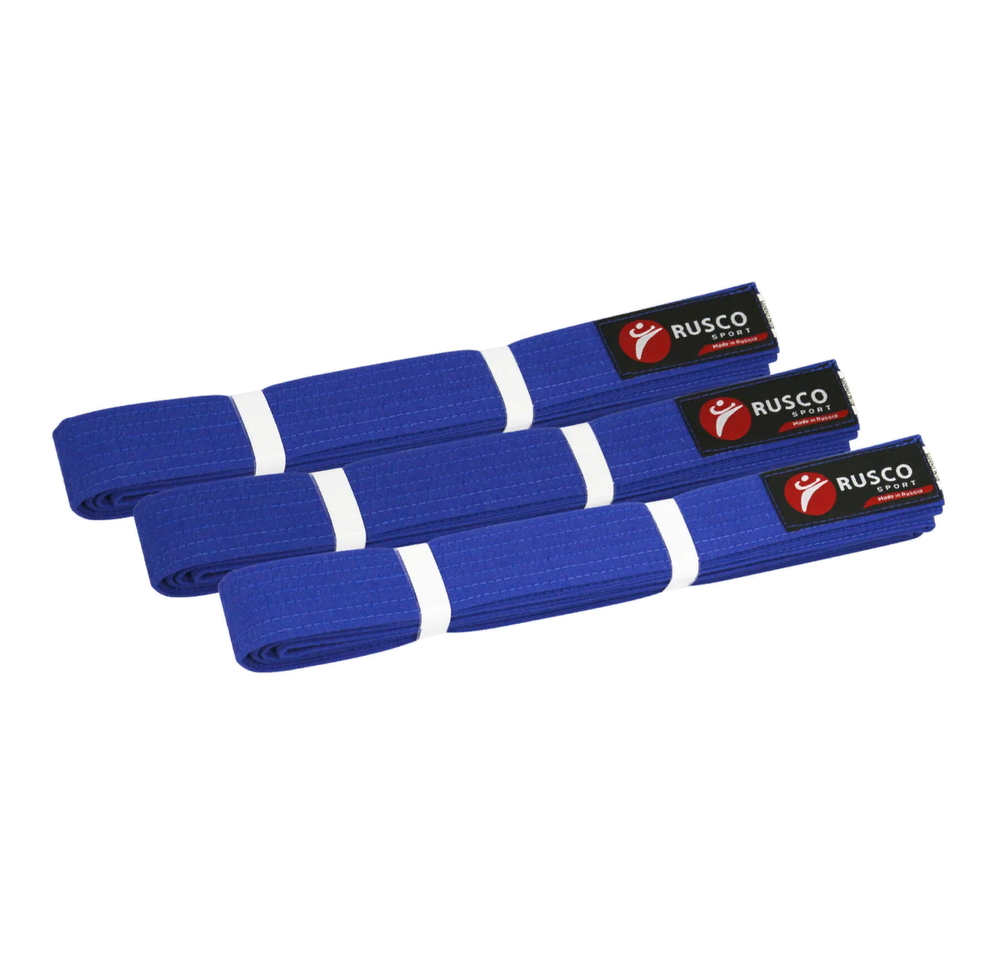 Пояс для единоборств Rusco Sport синий