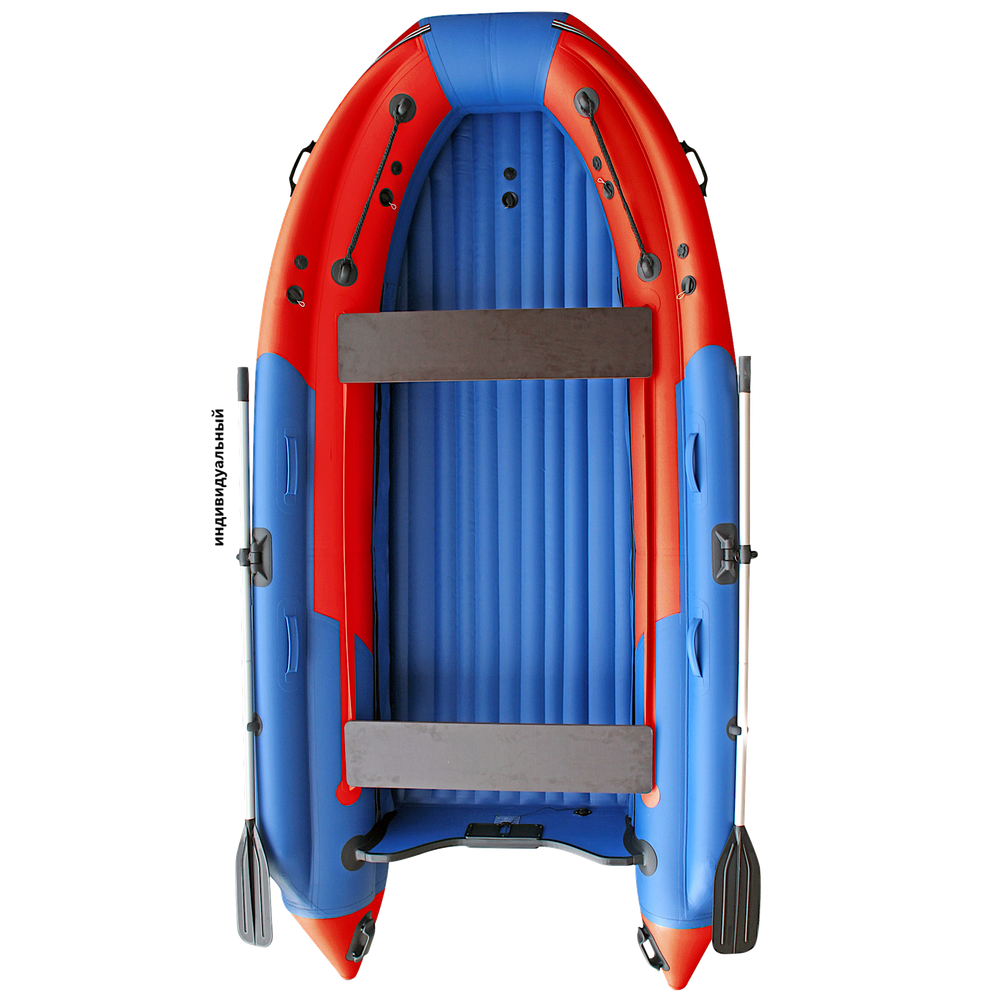 Лодка ПВХ Angler SKAT Тритон 390NDFi с Интегрированным фальшбортом ( Скат 390FI ) -