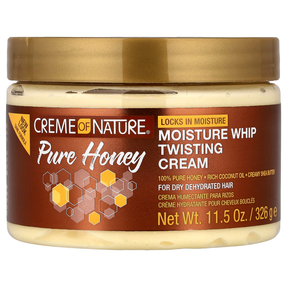 Creme Of Nature, увлажняющий крем-капсула, 100% чистый мед, 326 г (11,5 унции)