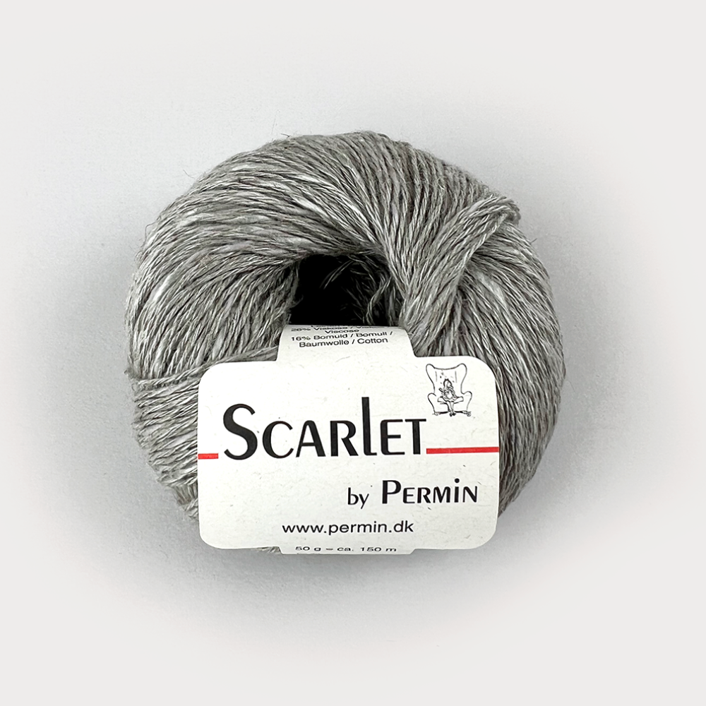 Пряжа для вязания Scarlet 888048  58% лен, 16% хлопок, 26% вискоза (50г 150м Дания)
