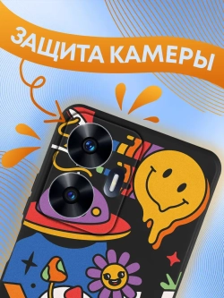 Чехол на Realme C55 с принтом