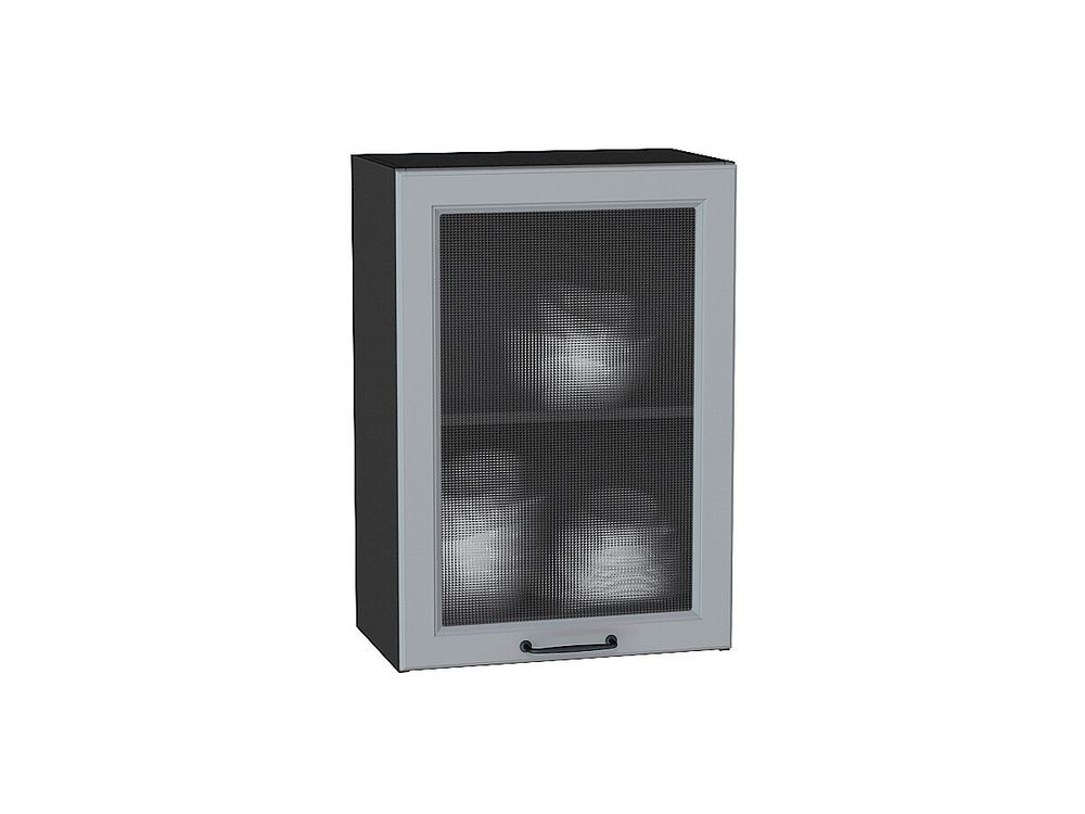 Шкаф верхний с 1-ой остекленной дверцей Ницца