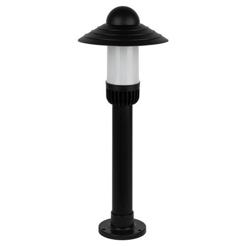 Светильник садово-парковый НТУ 01-60-008 Поллар IP54 E27 max60Вт h660мм напольный черн. ЭРА Б0057494