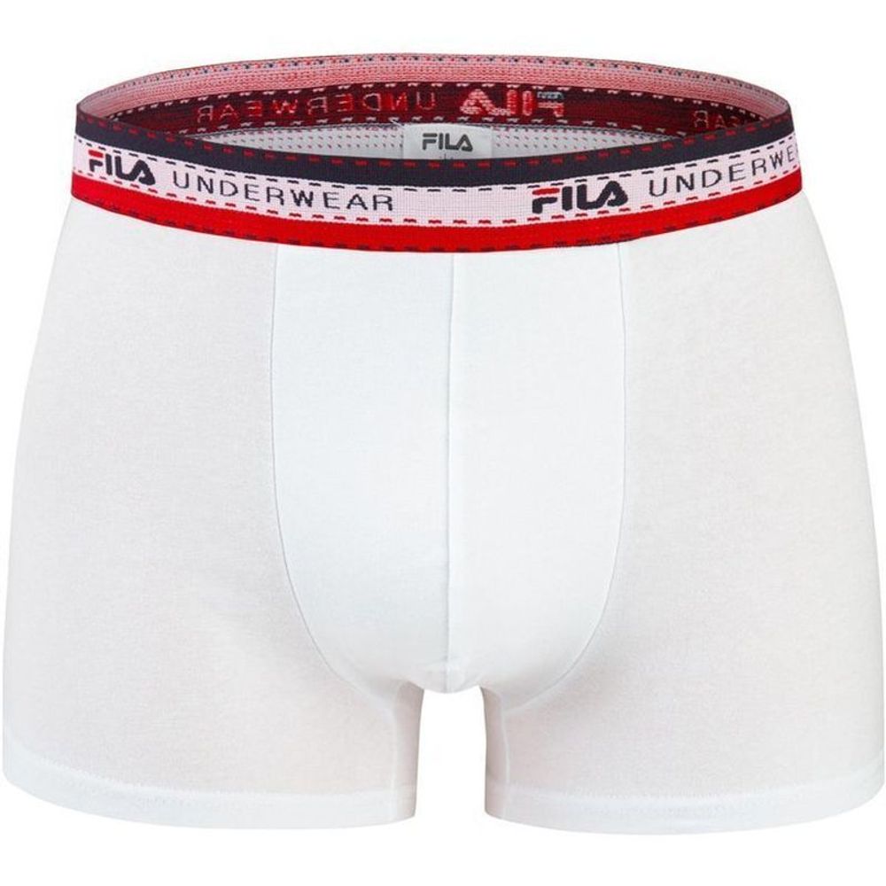 Мужские спортивные боксеры Fila Underwear Man Boxer 1 pack - white/red/navy