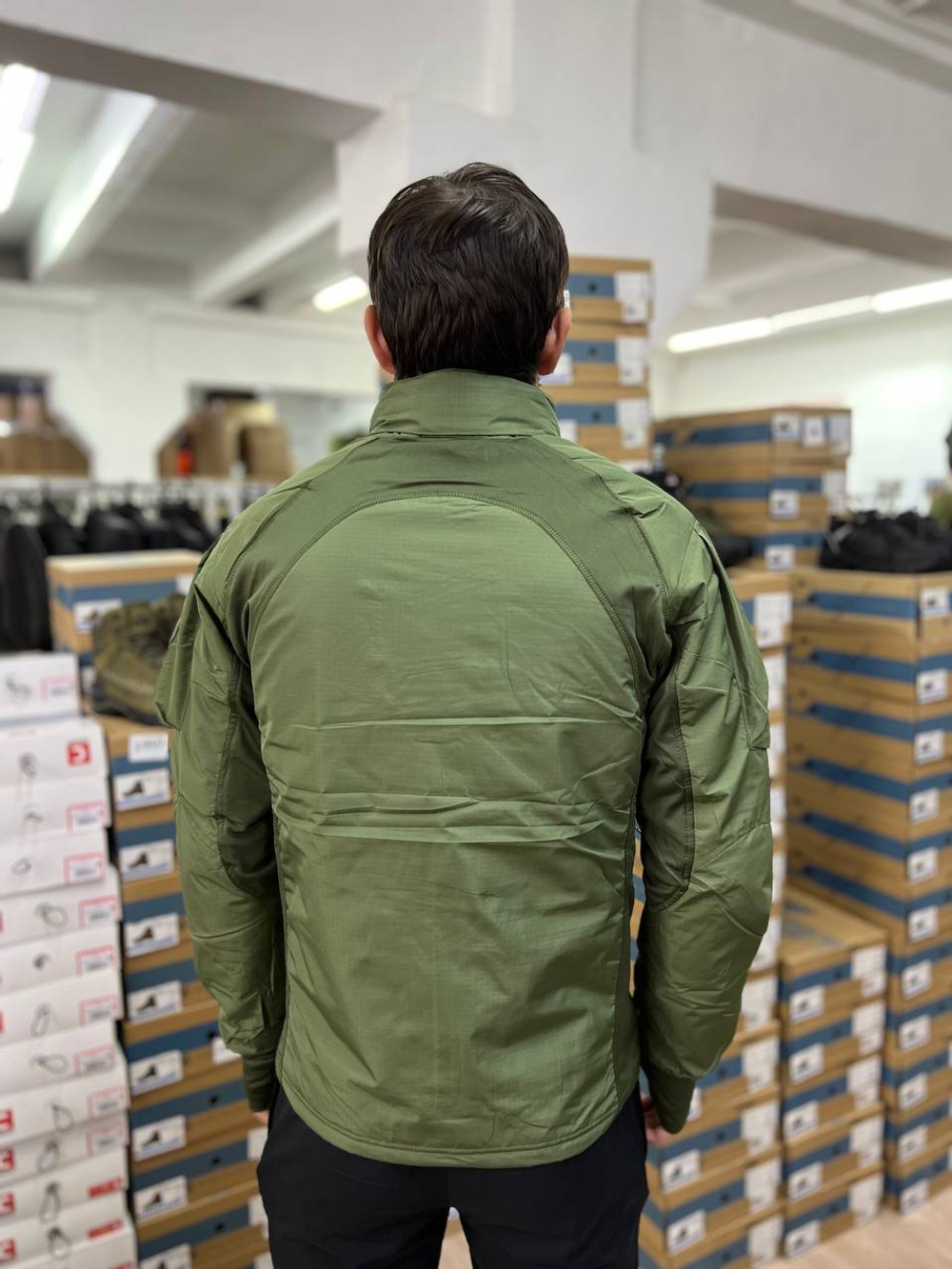 Куртка с мягкой подкладкой / олива