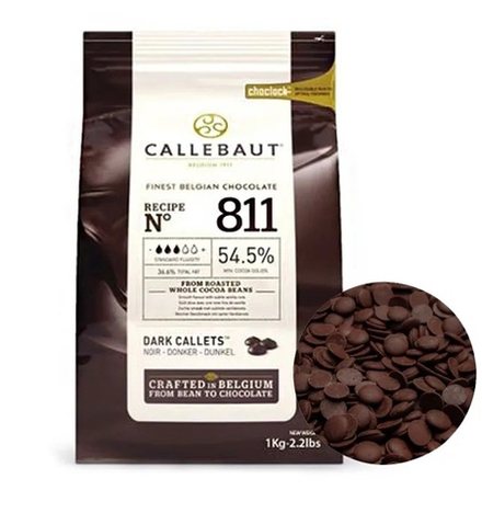Шоколад Barry Callebaut темный 54,4%