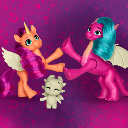 My Little Pony - Магия Драконьего Света светящиеся в темноте фигурки 3 шт. в упаковке F8702 / артикул   F8702  / GTIN 5010996200693