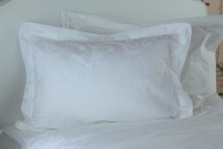 Постельное белье cемейное Сlaire&Caroll Lili белый жаккард