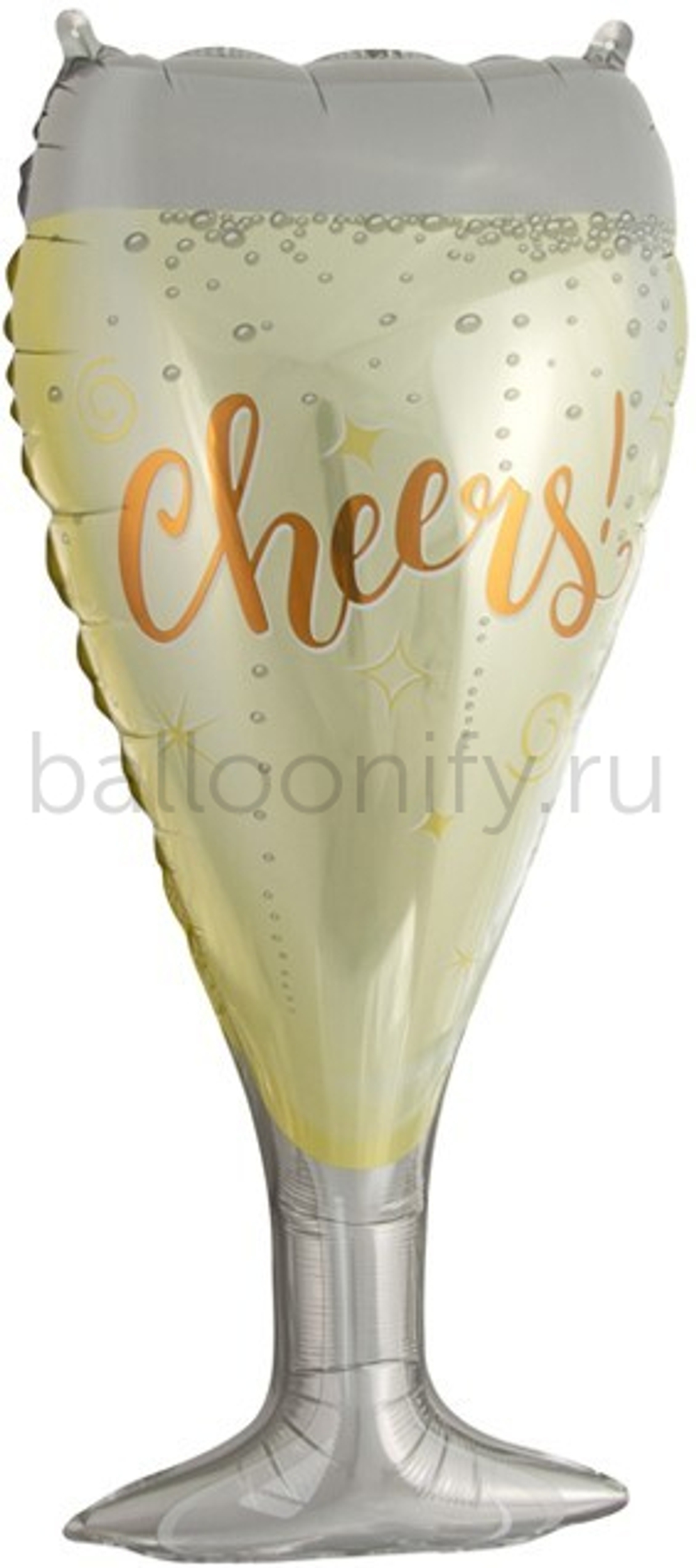 Шар (33''/84 см) Фигура, Бокал Шампанское, 1 шт.
