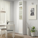 Стеллаж - IKEA BILLY, 40х42х237 см, белый/стекло, БИЛЛИ ИКЕА
