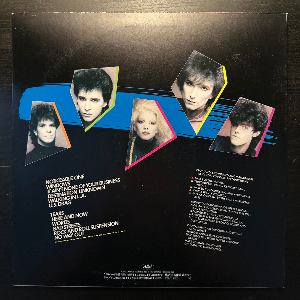 Missing Persons - Spring Session M (Япония 1982г.)