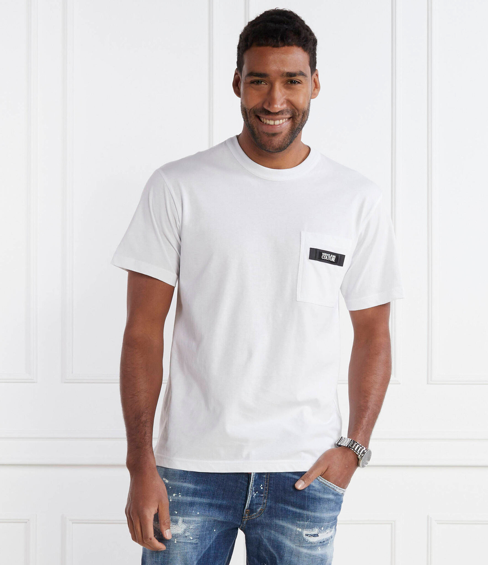 Футболка Versace Jeans Couture - белый(76GAHE05CJ00E)