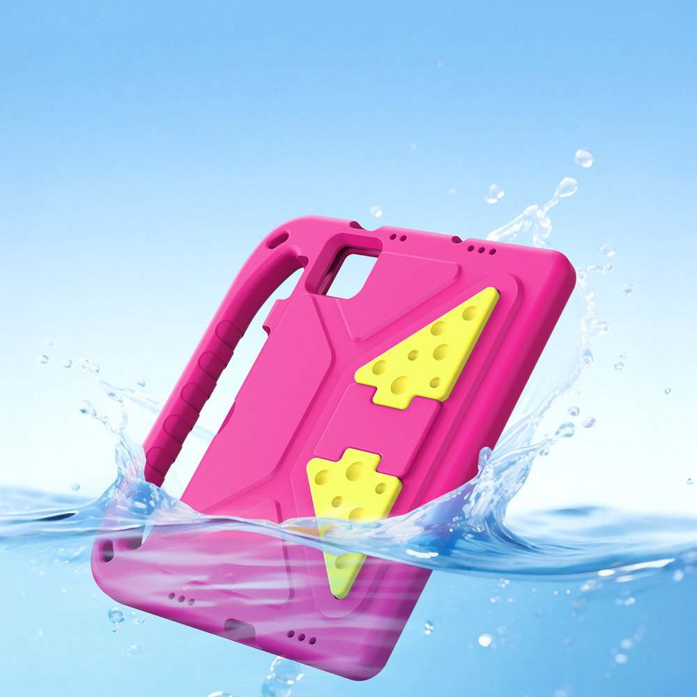Детский чехол розового цвета на планшет Xiaomi Pad 6 и 6 Pro от от Dux Ducis, серия Puff Series Case