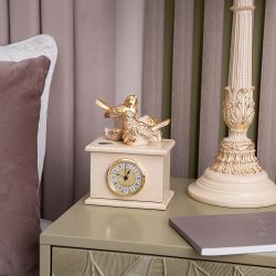 Часы Птички Терра Дуэт Айвори