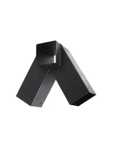 Кронштейн-коннектор тройной для качелей угол 60 градусов проходной под брус 100х100 мм, 2 шт