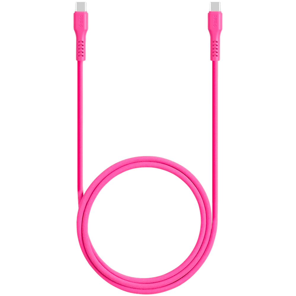 ttec USB-C - USB-C 120cm 60W PD/QC Neon Cable