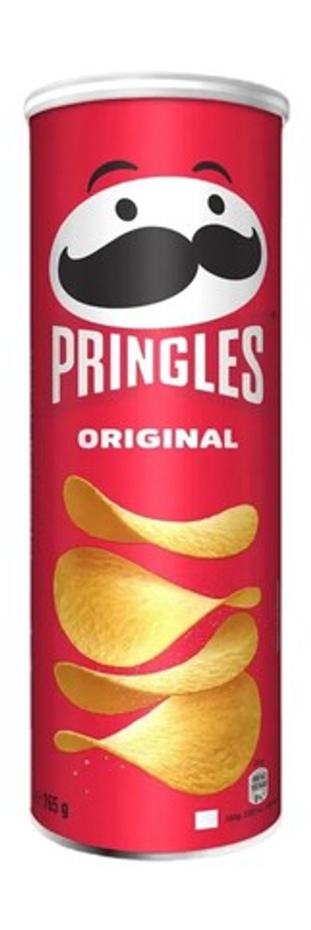 Pringles Чипсы Original 165 гр., туба, блок 19шт.