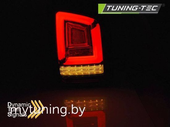 Задние фонари для Volkswagen T5 (10-15) LED динамические красные темные