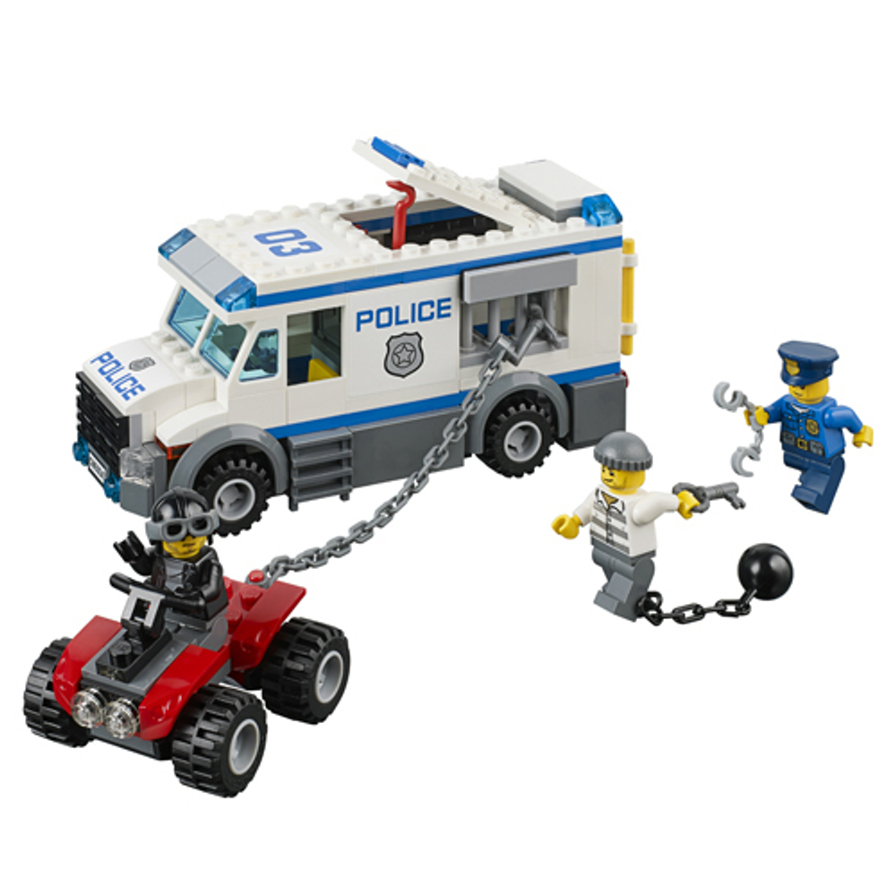 LEGO City: Автомобиль для перевозки заключённых 60043 — Prisoner Transporter — Лего Сити Город