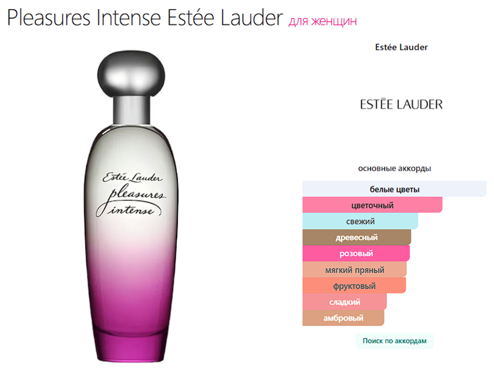 Pleasures Intense Estée Lauder 100 ml (duty free парфюмерия)