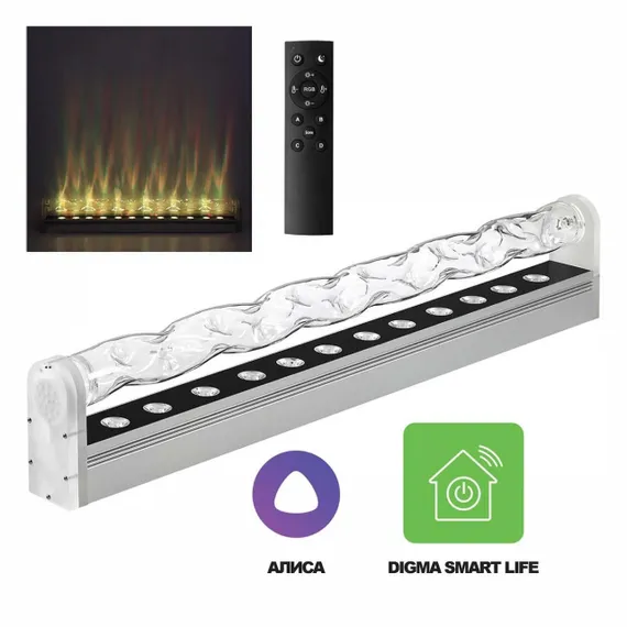 7027/16FL HIGHTECH ODL25 307 Напольный переносной св-к (вкл в розетку) IP20 LED 16W RGBCW с ПДУ/DIGMA SMART LIFE (АЛИСА) A110-240V WATERFALL