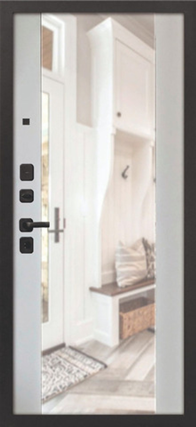 Входная дверь 1058 с зеркалом