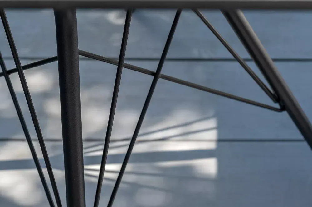 "Форли" обеденная группа на 4 персоны, квадратный стол, цвет "серый гранит"