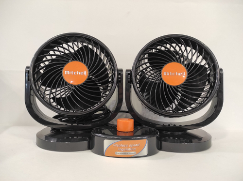 HX-T314E (24 вольт) / Вентилятор салонный на липучке, 16 см, 24V (1 шт.)