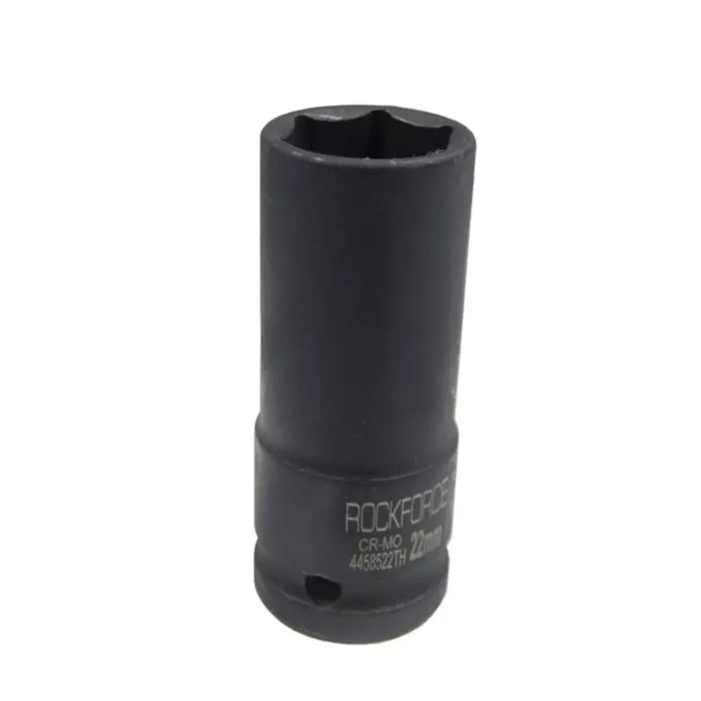 Головка ударная тонкостенная 22мм 6гр. (85ммL) 1/2'' RockForce RF-4458522ТН