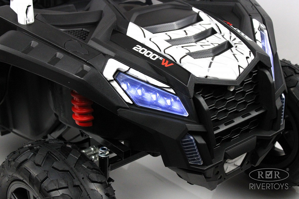 Детский электромобиль RiverToys M222MM белый