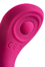 Вибровкладыш в трусики Satisfyer Sexy Secret Connect App, силикон, бордовый, 8,5 см