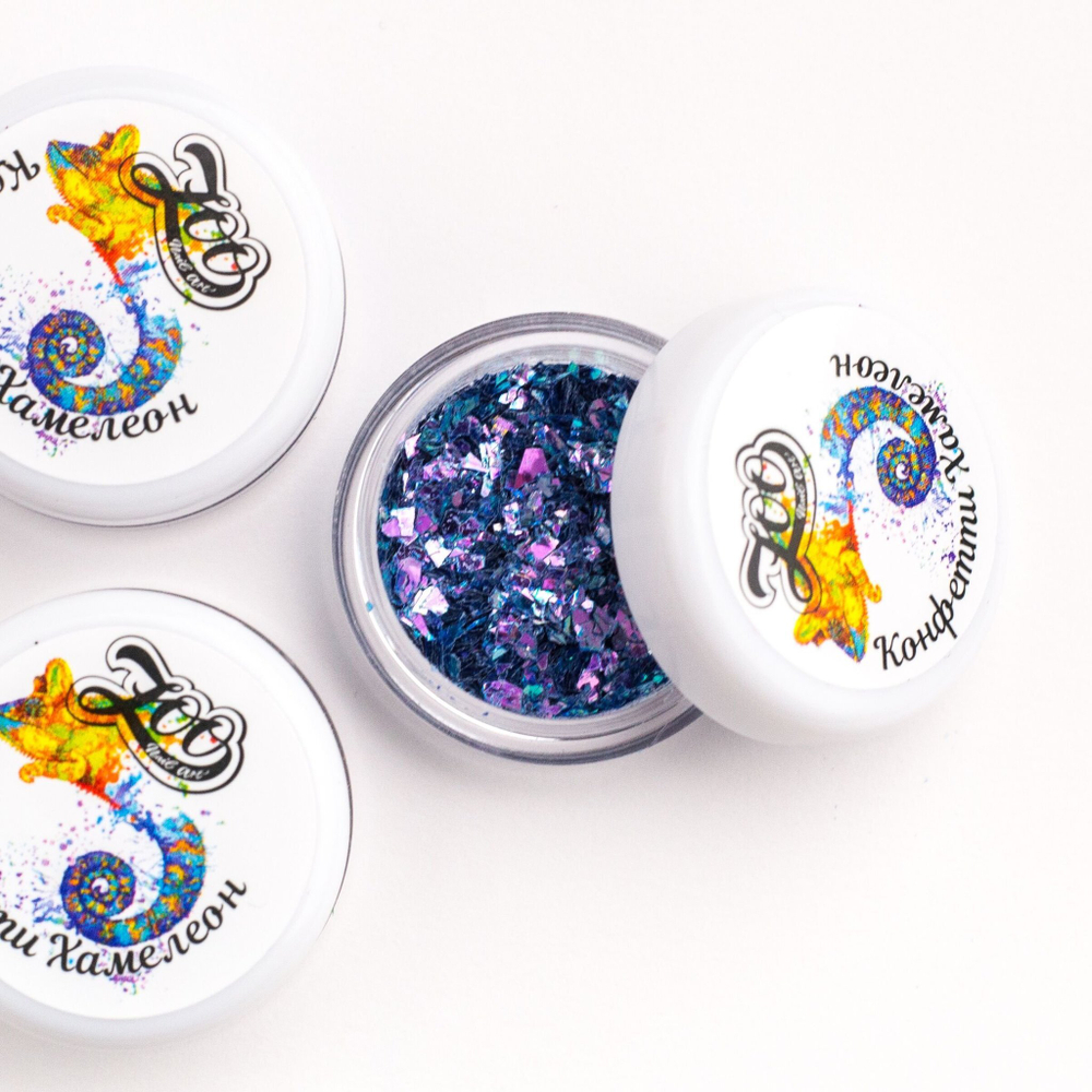 Zoo Nail Art Конфетти "Хамелеон" 1 г