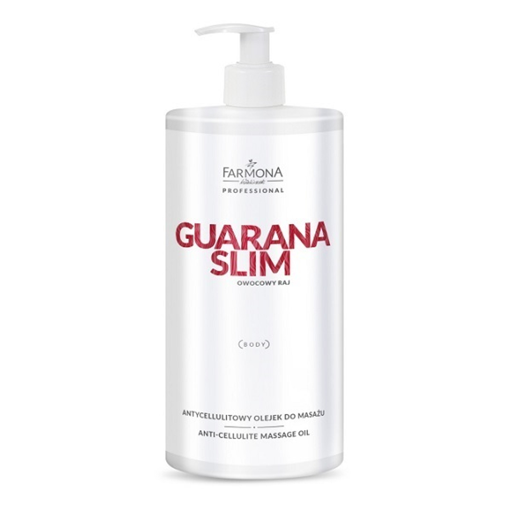 Антицеллюлитное массажное масло Farmona Guarana Slim Anti-Cellulite Massage Oil 950мл
