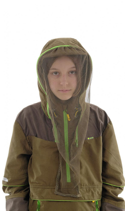Костюм противоэнцефалитный «Элит Барьер» для детей (хаки/салатовый)