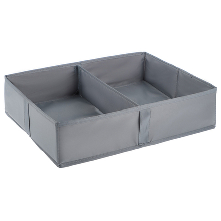 VETTA Органайзер, 2 отделения, 40х30х10см, Швеция, полиэстер, серый