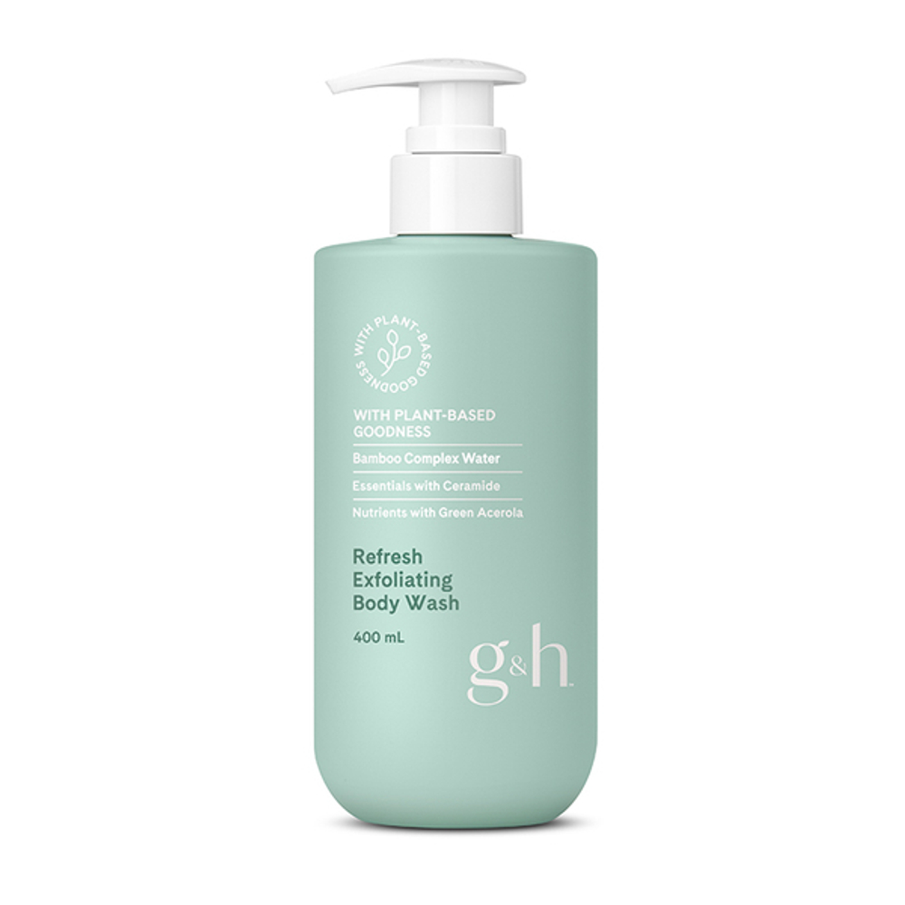 g&h™
Освежающий отшелушивающий гель для душа, 400 мл