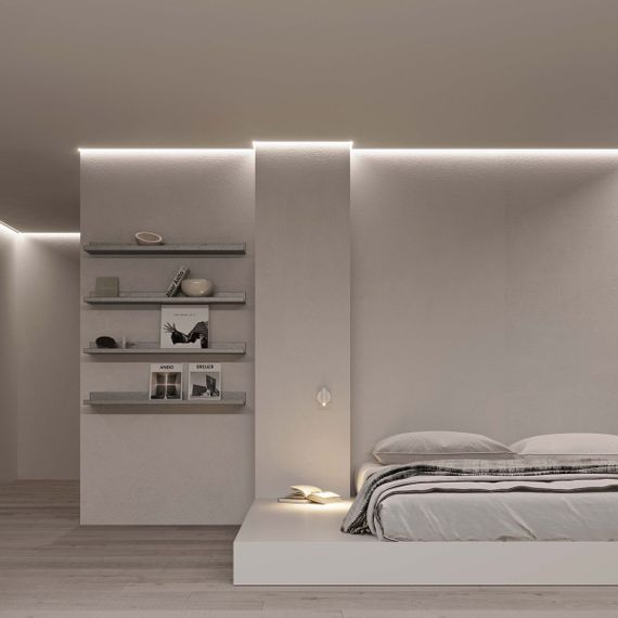 Профиль встраиваемый Arlight Arh-Сeil-S14-Shadow-3000 White 045554