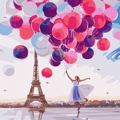 Картина по номерам (30Х30) «Воздушное настроение»