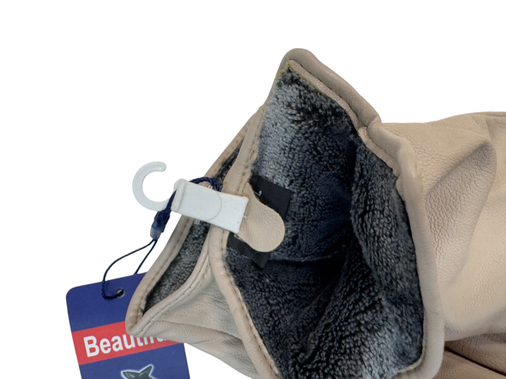 Перчатки. Женские. Материал верха: Эко кожа. Подклад: Плюш-флис. 10 шт в упаковке, разные цвета.