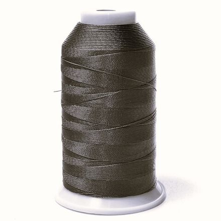 Нитки швейные капрон Russia 65к(40) 1000м, серый [328/1]