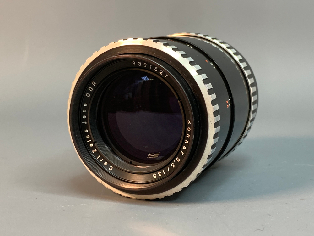 Carl Zeiss Jena Sonnar 135 mm f/ 3.5 нерабочая диафрагма