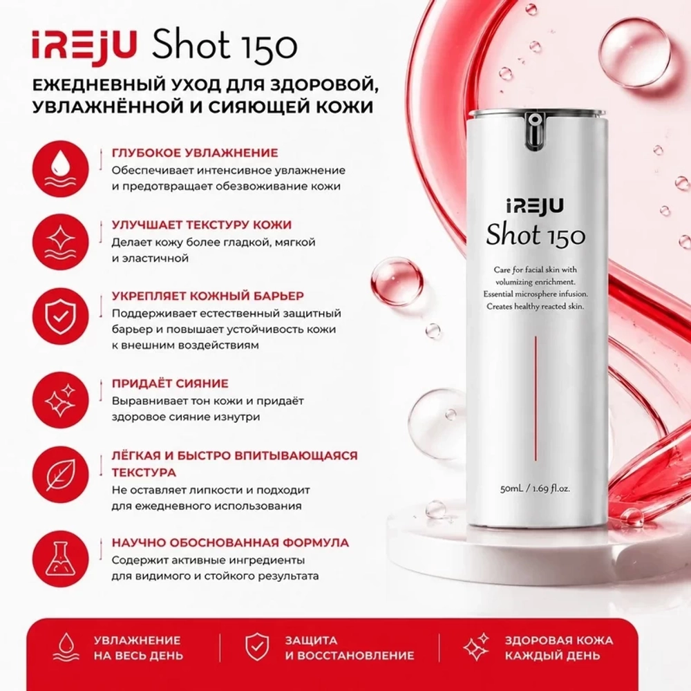 iREJU Shot 150 | Обновляющая детокс-сыворотка со спикулами