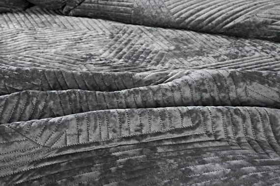 Патрисия (серая 1) Покрывало 240х260