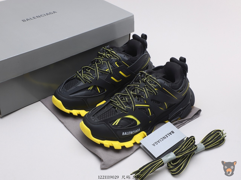 Кроссовки Track Trainers Black/Yellow