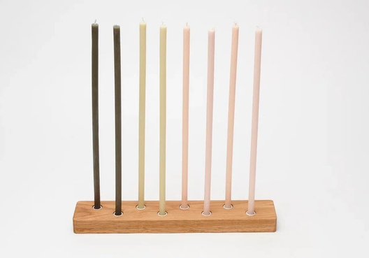 AROMATEPLO Подсвечник дерево на 8 тонких свечей